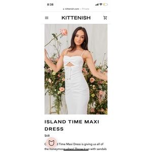 KITTENISH Island Time Maxi Dress